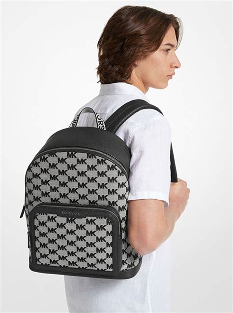 Cooper Logo Jacquard Commuter Backpack 